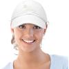 imageDALIX Embroidered Best Mom Daisy Cotton Dad Hat Women GiftWhite