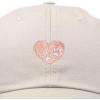 imageDALIX Embroidered Paws Mom Cotton Dad Hat Women GiftBeige