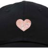 imageDALIX Embroidered Paws Mom Cotton Dad Hat Women GiftBlack