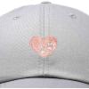 imageDALIX Embroidered Paws Mom Cotton Dad Hat Women GiftGray
