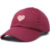 imageDALIX Embroidered Paws Mom Cotton Dad Hat Women GiftMaroon