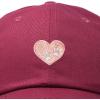 imageDALIX Embroidered Paws Mom Cotton Dad Hat Women GiftMaroon