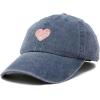 imageDALIX Embroidered Paws Mom Cotton Dad Hat Women GiftWashed Navy Blue