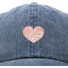 imageDALIX Embroidered Paws Mom Cotton Dad Hat Women GiftWashed Navy Blue