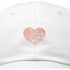 imageDALIX Embroidered Paws Mom Cotton Dad Hat Women GiftWhite