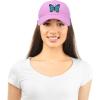 imageDALIX Exotic Blue Butterfly Hat Womens Gift Embroidered Girls CapLight Pink