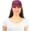 imageDALIX Exotic Blue Butterfly Hat Womens Gift Embroidered Girls CapMaroon
