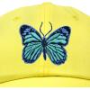 imageDALIX Exotic Blue Butterfly Hat Womens Gift Embroidered Girls CapMinion Yellow