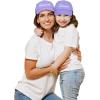 imageDALIX Mommy and Me Embroidered Hats Dad Caps Like Mother Like Daughter HatLavender