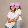 imageDALIX Mommy and Me Embroidered Hats Dad Caps Like Mother Like Daughter HatLight Pink