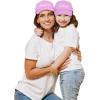 imageDALIX Mommy and Me Embroidered Hats Dad Caps Like Mother Like Daughter HatLight Pink
