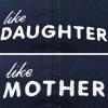 imageDALIX Mommy and Me Embroidered Hats Dad Caps Like Mother Like Daughter HatNavy Blue