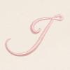 imageDALIX Personalized Shopping Tote Bag Monogram Pink Initial Zippered Letter AZJ