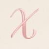 imageDALIX Personalized Shopping Tote Bag Monogram Pink Initial Zippered Letter AZX