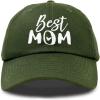 imageDALIX Best Mom Baseball Cap Womens Dad Hats Adjustable Mothers Day HatOlive