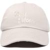 imageDALIX Embroidered Best Mom Daisy Cotton Dad Hat Women GiftBeige