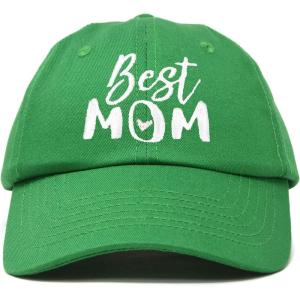imageDALIX Best Mom Baseball Cap Womens Dad Hats Adjustable Mothers Day HatKelly Green