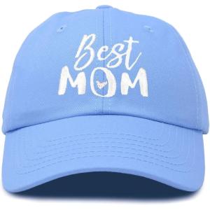 imageDALIX Best Mom Baseball Cap Womens Dad Hats Adjustable Mothers Day HatLight Blue
