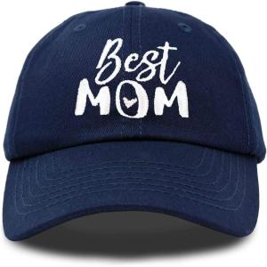 imageDALIX Best Mom Baseball Cap Womens Dad Hats Adjustable Mothers Day HatNavy Blue