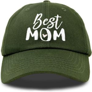 imageDALIX Best Mom Baseball Cap Womens Dad Hats Adjustable Mothers Day HatOlive