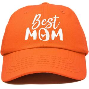 imageDALIX Best Mom Baseball Cap Womens Dad Hats Adjustable Mothers Day HatOrange