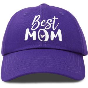 imageDALIX Best Mom Baseball Cap Womens Dad Hats Adjustable Mothers Day HatPurple
