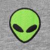 imageDALIX Alien Embroidered Fleece Crewneck Long Sleeve Sweatshirt MensAthletic Heather
