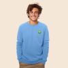 imageDALIX Alien Embroidered Fleece Crewneck Long Sleeve Sweatshirt MensCarolina Blue