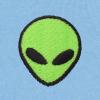 imageDALIX Alien Embroidered Fleece Crewneck Long Sleeve Sweatshirt MensCarolina Blue