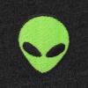 imageDALIX Alien Embroidered Fleece Crewneck Long Sleeve Sweatshirt MensDark Heather