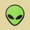 imageDALIX Alien Embroidered Fleece Crewneck Long Sleeve Sweatshirt MensFrench Vanilla