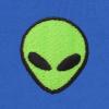 imageDALIX Alien Embroidered Fleece Crewneck Long Sleeve Sweatshirt MensTrue Royal