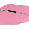 imageDALIX Apron Commercial Restaurant Home Bib Spun Poly Cotton Kitchen Aprons 3 Pockets in Black 2 PackPink