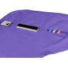 imageDALIX Apron Commercial Restaurant Home Bib Spun Poly Cotton Kitchen Aprons 3 Pockets in Black 2 PackPurple