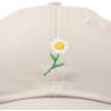 imageDALIX Daisy Flower Hat Womens Floral Baseball CapBeige