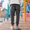 imageDALIX Ghost Embroidered Fleece Jogger Cuff Sweatpant Sweats Soft Warm MensAsphalt