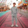 imageDALIX Ghost Embroidered Fleece Jogger Cuff Sweatpant Sweats Soft Warm MensAthletic Heather