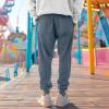 imageDALIX Ghost Embroidered Fleece Jogger Cuff Sweatpant Sweats Soft Warm MensHeather Slate