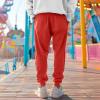 imageDALIX Ghost Embroidered Fleece Jogger Cuff Sweatpant Sweats Soft Warm MensRed