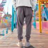 imageDALIX Ghost Embroidered Fleece Jogger Cuff Sweatpant Sweats Soft Warm MensStorm Gray
