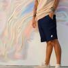 imageDALIX Ghost Relaxed Fleece Sweat Elastic Short Soft MensNavy