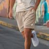 imageDALIX Ghost Relaxed Fleece Sweat Elastic Short Soft MensTan