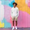 imageDALIX Ghost Relaxed Fleece Sweat Elastic Short Soft MensTan