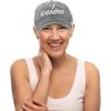 imageDALIX Number 1 Grandma Hat Gift Washed Cotton Baseball CapWashed Denim Black
