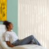 imageDALIX PVC Vertical Blind Replacement Slats Curved Smooth White 825 x 35 10PackIvory