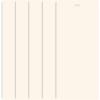 imageDALIX PVC Vertical Blind Replacement Slats Curved Smooth White 825 x 35 10PackIvory