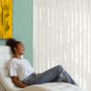 imageDALIX PVC Vertical Blind Replacement Slats Curved Smooth White 825 x 35 10PackOffwhite