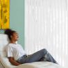 imageDALIX PVC Vertical Blind Replacement Slats Curved Smooth White 825 x 35 10PackWhite