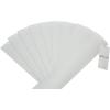 imageDALIX PVC Vertical Blind Replacement Slats Curved Smooth White 825 x 35 10PackWhite