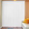 imageDALIX PVC Vertical Blind Replacement Slats Curved Smooth White 825 x 35 10PackWhite